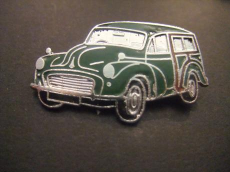 Morris Minor typisch Engelse auto ( Moggy) groen